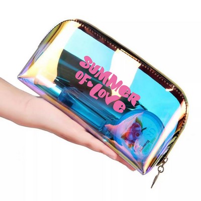 TPU Holographic Laser Makeup Bag