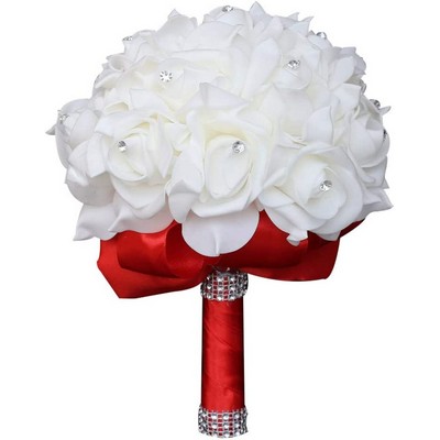 Artificial Rose Bridal Bouquet