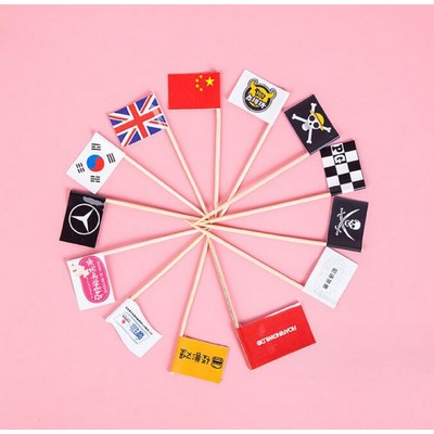 Colorful Custmon Toothpick Flags