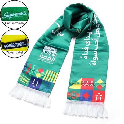 Premium Summer Printing Scarf W/ Tassel