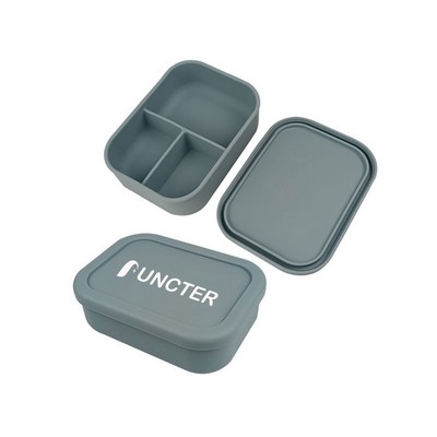 3-Compartment 25oz Silicone Lunch Box