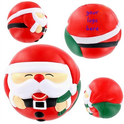 Christmas Santa Claus Ball Stress Reliever