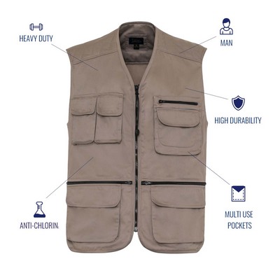 LAZZAR Safari Reporter Vest