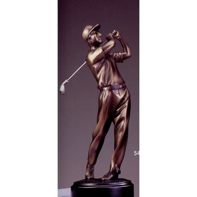 Third Place Golfer Trophy (4"x11 1/2")