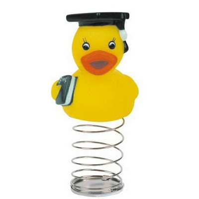 Rubber Graduate Duck Bobble©