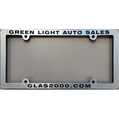 Edge FX™ License Plate Frame (Brushed Chrome or Brushed Gold Finish)