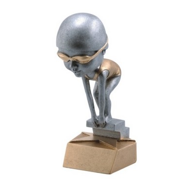 Female Swimmer Bobble Head (6")