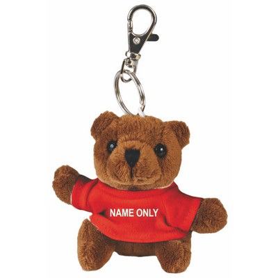 Brown Bear Plush Keychain