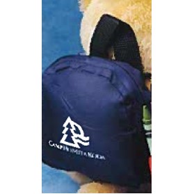 Navy Blue Backpack for Stuffed Animals