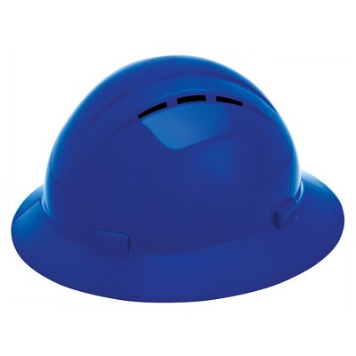 Americana® Vented Full Brim Hard Hat w/Slide Lock Suspension - Available in 7 Colors