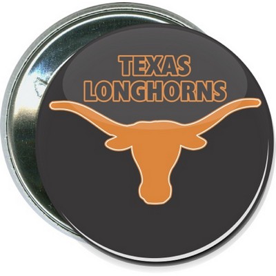 College - Texas University Longhorns 1 - 2 1/4 Inch Round Button