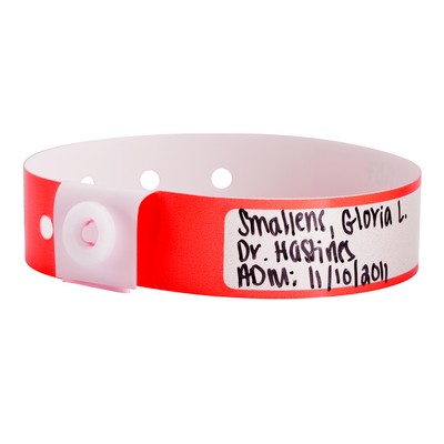 Poly Narrow Write On Wristband