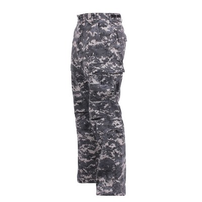 Subdued Urban Digital Camouflage Vintage Paratrooper Military Fatigue Pants (S to XL)