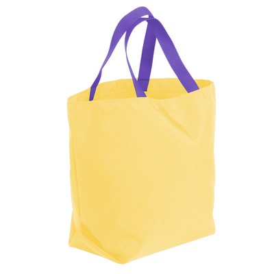 15 Oz. Dyed Duck Convention Expo Tote Bag (10"x11"x3")