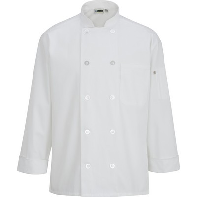 Mesh Back Chef Coat-10-Buttons - Unisex