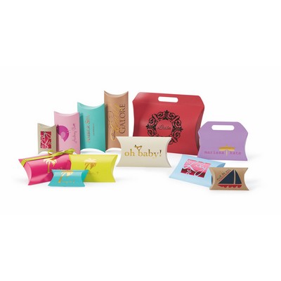 Colored Pouch Boxes w/ Handle (11 1/2"x 9"x 2")