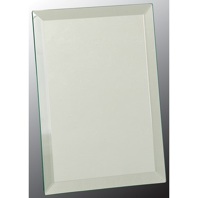 Clear Mirror Glass Plaque