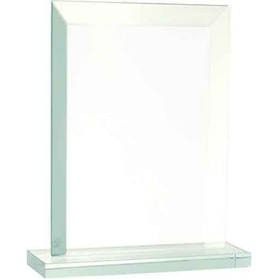 8 1/2" Rectangle Jade Glass Award