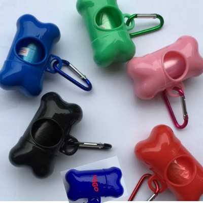 carabiners Pet waste bag with dispenser pet bag holder pet trash bag