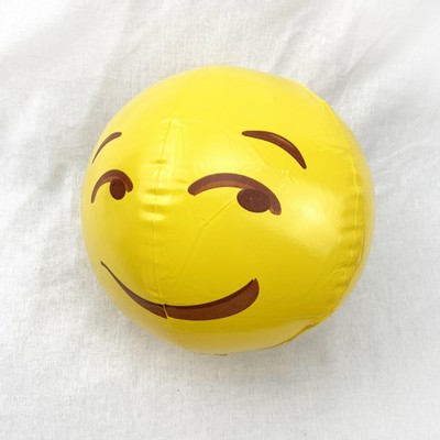 New design inflatable beach ball pool toys facial expressions beach ball