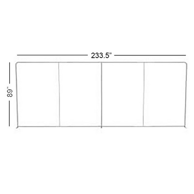 20' WaveLine® Flat Frame Only