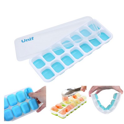 14 Grids Ice Mold Tray With Lid