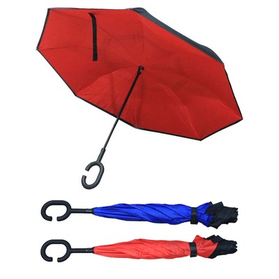 Folding Inversion Umbrella MOQ 50PCS