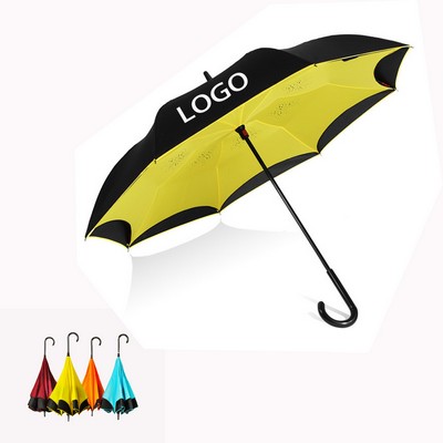 Auto Open Reverse Inverted Umbrella