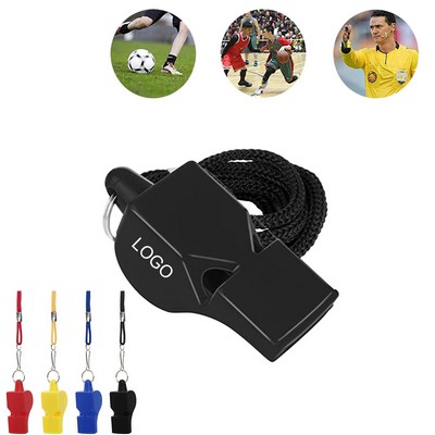 Coaches Sports Whistles With Lanyard