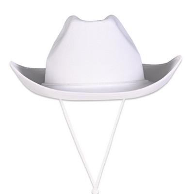 White Felt Cowboy Hat