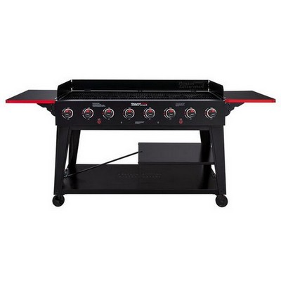 Keg Products Black/Red 8-Burner Event Gas Grill