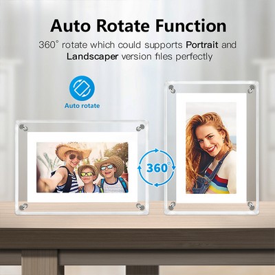 5.0 Inch Screen Acrylic Digital Photo Frame Video Picture