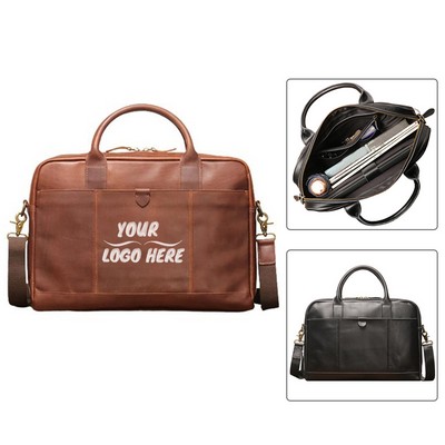 Genuine Leather Briefcases Laptop Bag