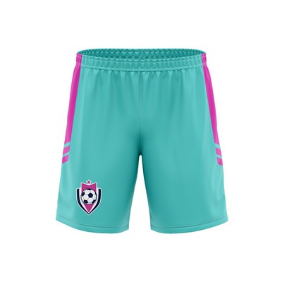 Men's And Kids' Full Sublimation Soccer Shorts - Performance Mesh Options