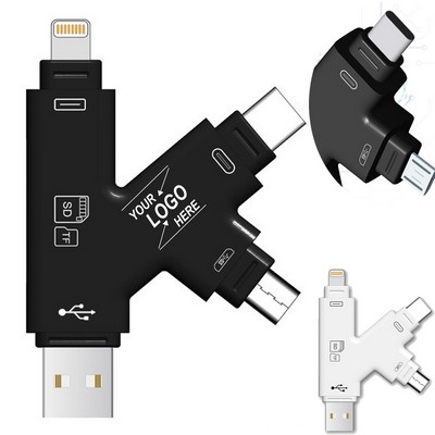 4-in-1 USB-C SD Card Reader Adapter