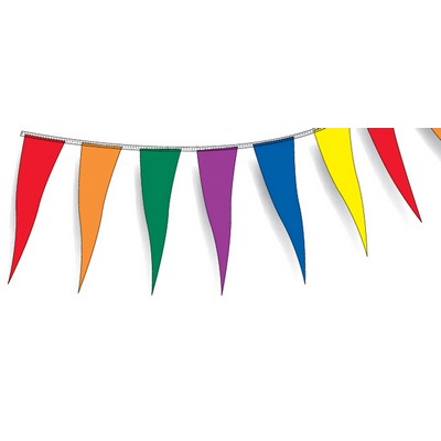 110' Heavy Duty Wind Beater Spectrum Series Pennant (6" x 18")