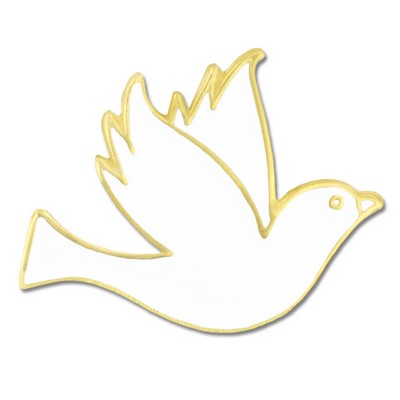 White Dove Lapel Pin