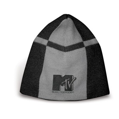 Bellburns Fine Knit 2 Tone Cubic Beanie