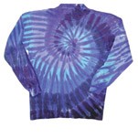 Sundog Twilight Swirl Tie Dye Long Sleeve T-Shirt