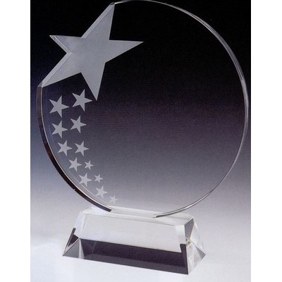 Circular Star Award (9 1/2"x8"x2 3/4")