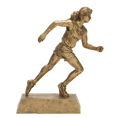 Signature Female Track Figurine - 8 1/2"