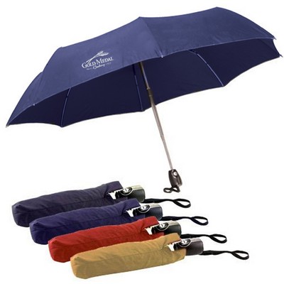 43" Auto-Open and Close Mini Umbrella w/ Case