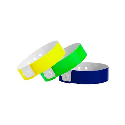 Vinyl Narrow In-Stock Solid Color Wristbands