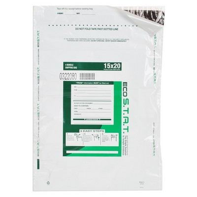 Eco Stat Cash, Evidence, Deposit, Security Bag (15" x 20")