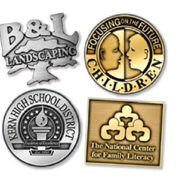 1.5" Die Struck All-Metal Lapel Pin