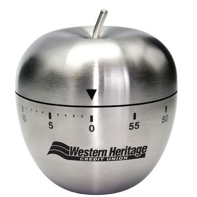 Stainless Steel Winding Apple Timer