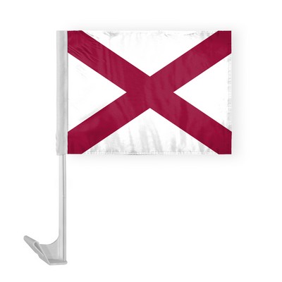 Alabama Car Flags 12x16 inch