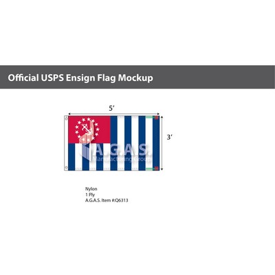 USPS Yacht Ensign Deluxe Flags 3x5 foot