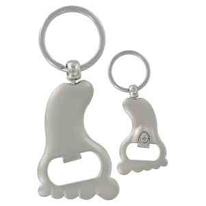 Foot Shaped Bottle Opener Keychain (Overseas Production)