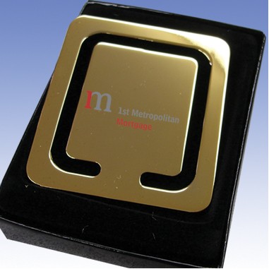 Brass Square Shaped Bookmarker